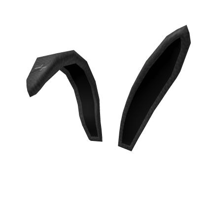 Dark Reaper Bunny Ears - Black