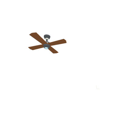 Ceiling Fan / Light With Switch (WORKING)