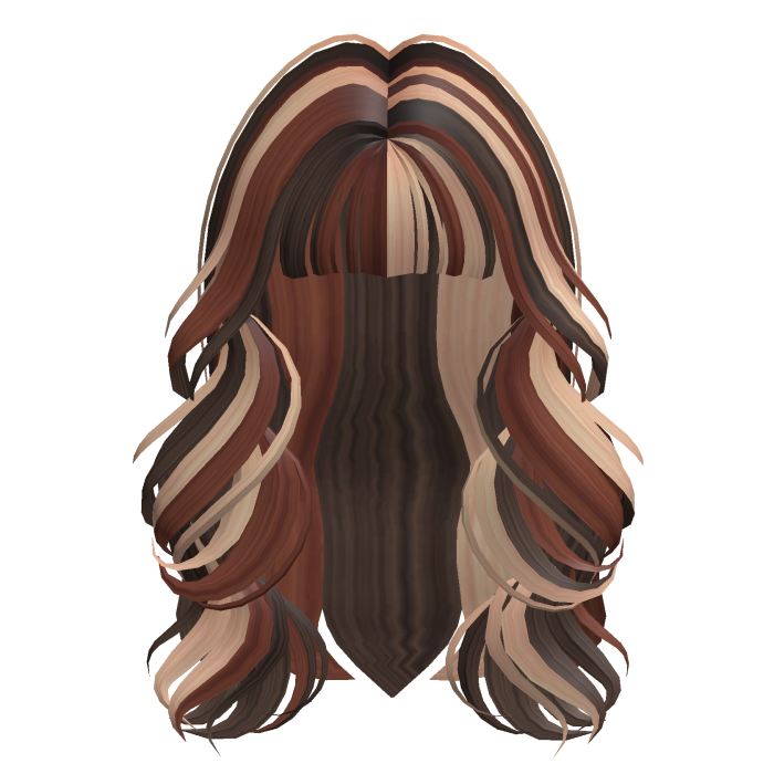 Pretty Voluminous Curly Calico Hair with Bangs