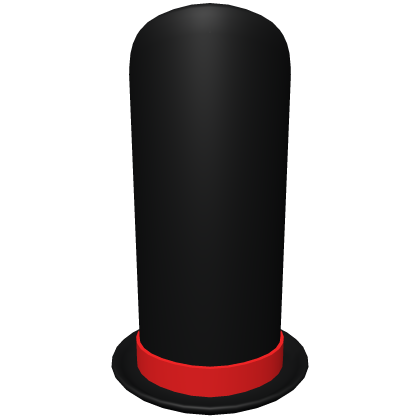 Black Tall Top Hat Head Roblox item