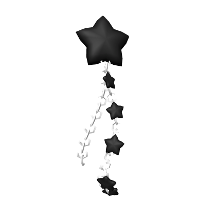 Shooting Star Aesthetic Black Hair Clip Roblox item