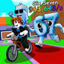 Steal Brainrot from Guards on Bike 🧠