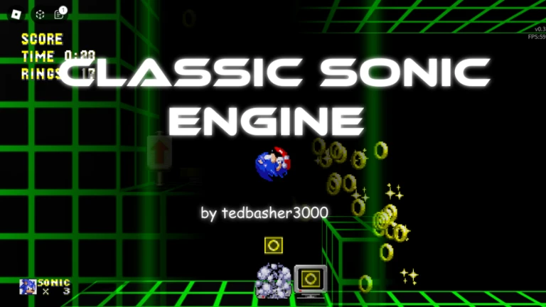 Classic Sonic Engine v0.8 - Roblox