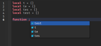 Table Function Autocomplete preview 1