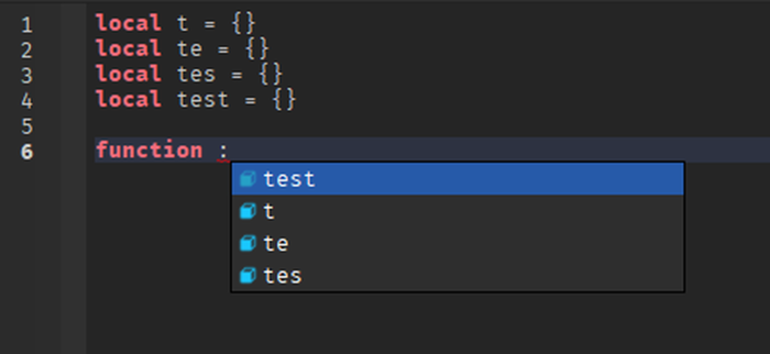 Table Function Autocomplete preview 1