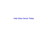 Help Stops Cancer