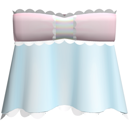 🐾 sweet flowy unicorn dress ruffles pink blue