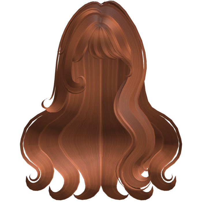♡ Cute Fluffy Wavy Hair w/ Bangs (Ginger)