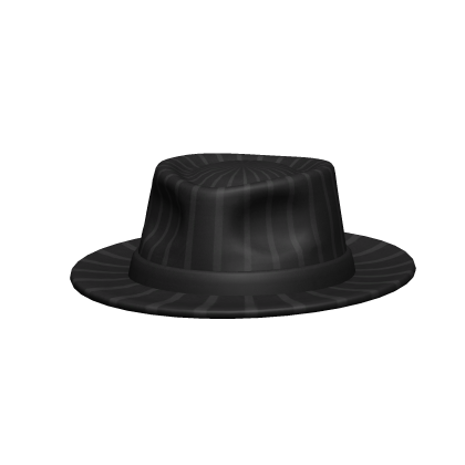 Black Pinstripe Fedora Roblox NoFilter