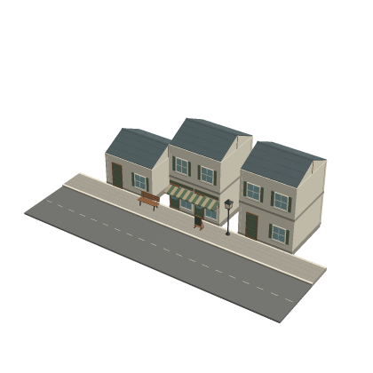 Town Builder Mega Kit | 64 Modular Assets
