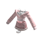 🍀Cute Off Shoulder Outfit (Pink)