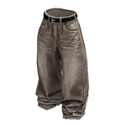 Tan Classic Baggy Denim