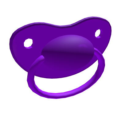 Purple Pacifier Roblox catalog item
