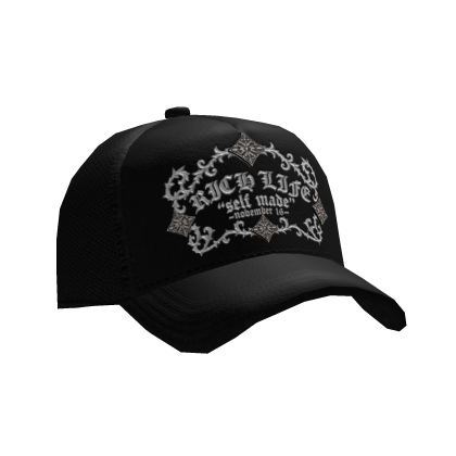 Gorra Barbas x RoM "Rich Life Black"