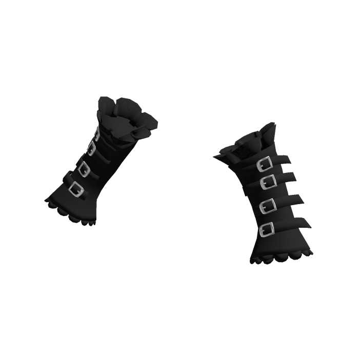 Gothic Lace Arm Warmers w Buckles