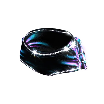 ✅🔴GLOWING✅🔴Cyber Y2K Neon Ruffle Shorts Roblox item render