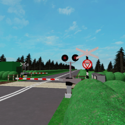 Cuba railroad crossing