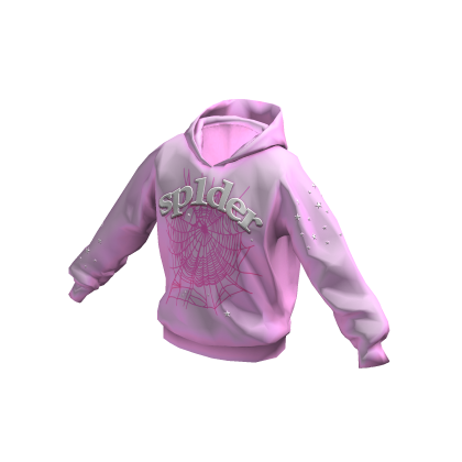 Designer Web Hoodie Pink