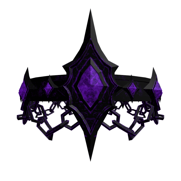 Purple Gothic Abyssal Chained Void Crown