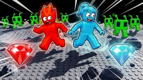 [🌕] Water & Fire [2 Player Obby]