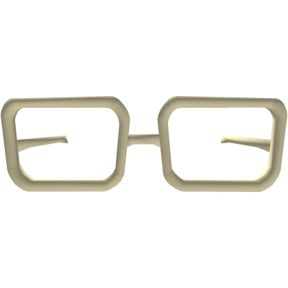 
Wii Mii Low Poly Pastel Yellow Glasses
