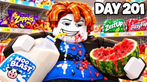Eat Everything In A Grocery Store Roblox game thumbnail