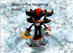 Shadow the hedgehog rocks!
