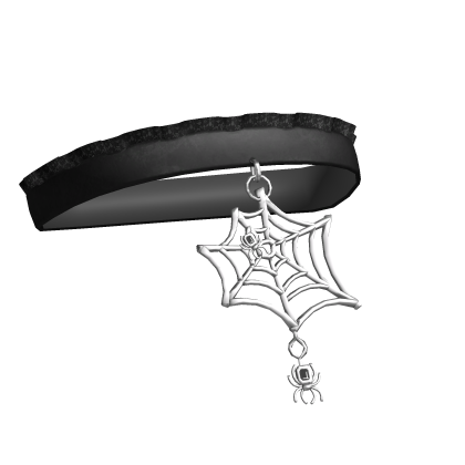 ⊹ Emo Black Lace Spiderweb Arm Cuff Roblox item