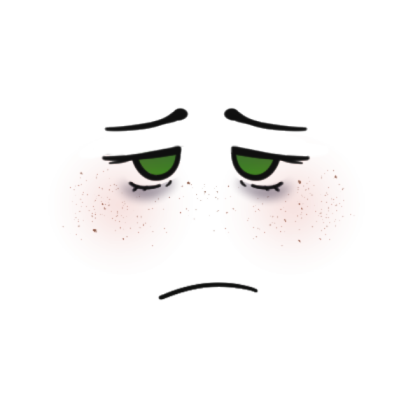 csom tired green eyes Roblox decal