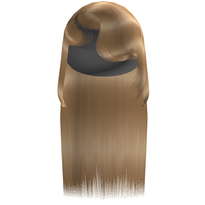 Sleek Side Swoop Bang Straight Hair (Blonde)