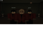 The red roses.