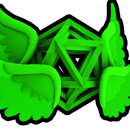 Toxic Hologram Hexagon