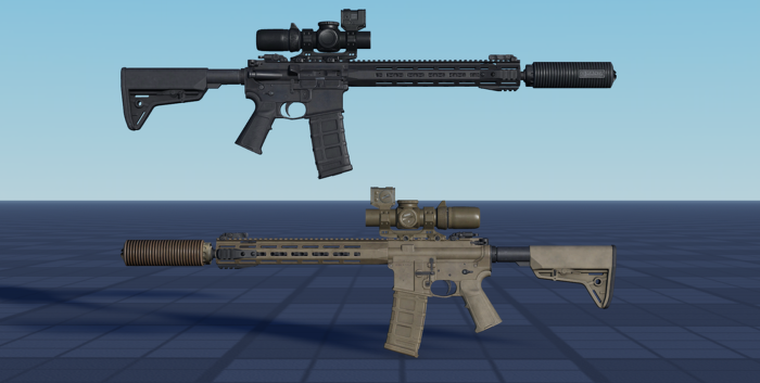 Knights Armament KAC KS-1 L403A1 AIW Rifles preview 1