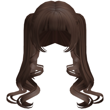 Anime School-Girl Twintails (Brown) Roblox item
