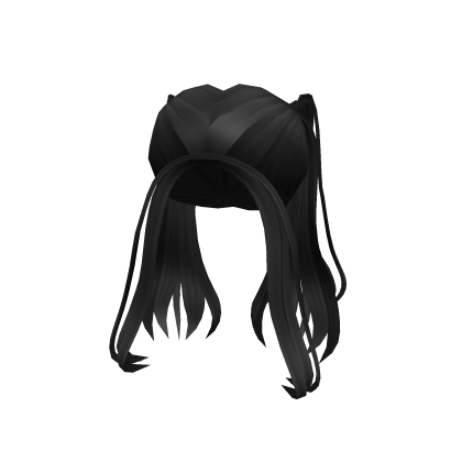 Aesthetic Black Twintails Roblox item