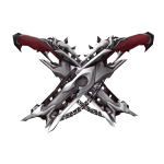 Double silver shotgun with chain