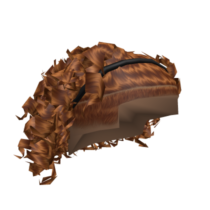 Copper Curly Mid Taper Fade w/ Sports Hair Band