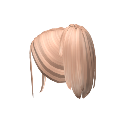 Straight Y2K Messy Hairclip Ponytail in Blonde Roblox item