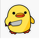 Ducky with knife