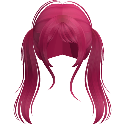 Long Cutecore Dolly Pigtails (Hot Pink)