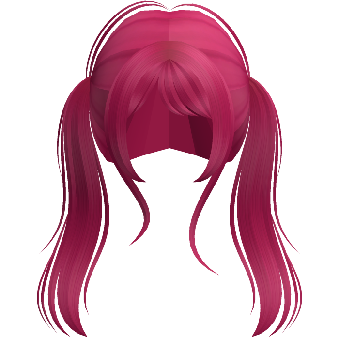 Long Cutecore Dolly Pigtails (Hot Pink)