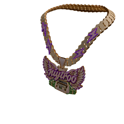 Iced out amethyst Niytroo Chain