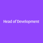 Head of development