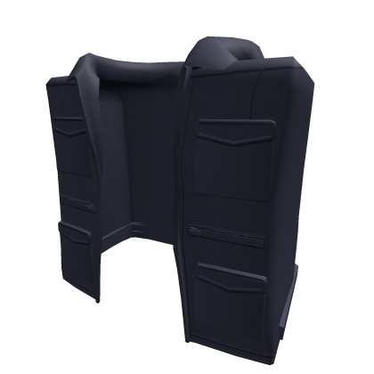 Zombie survivor Blue Leather jacket with pockets thumbnail