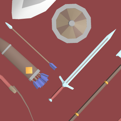 Textured Medieval Weapon Set