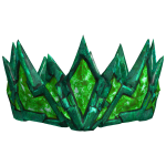 ✅Wealthy Emerald Green Gem Crown✅