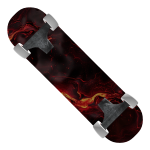 Shadow Lava Skateboard 🛹