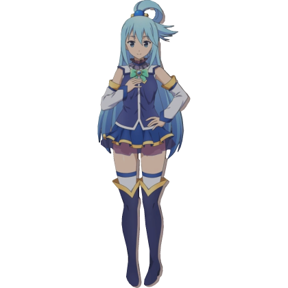 Aqua Konosuba Cutout Roblox item