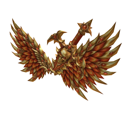 Orange Requiem Wings Gold small Roblox item
