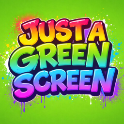 Just a green screen